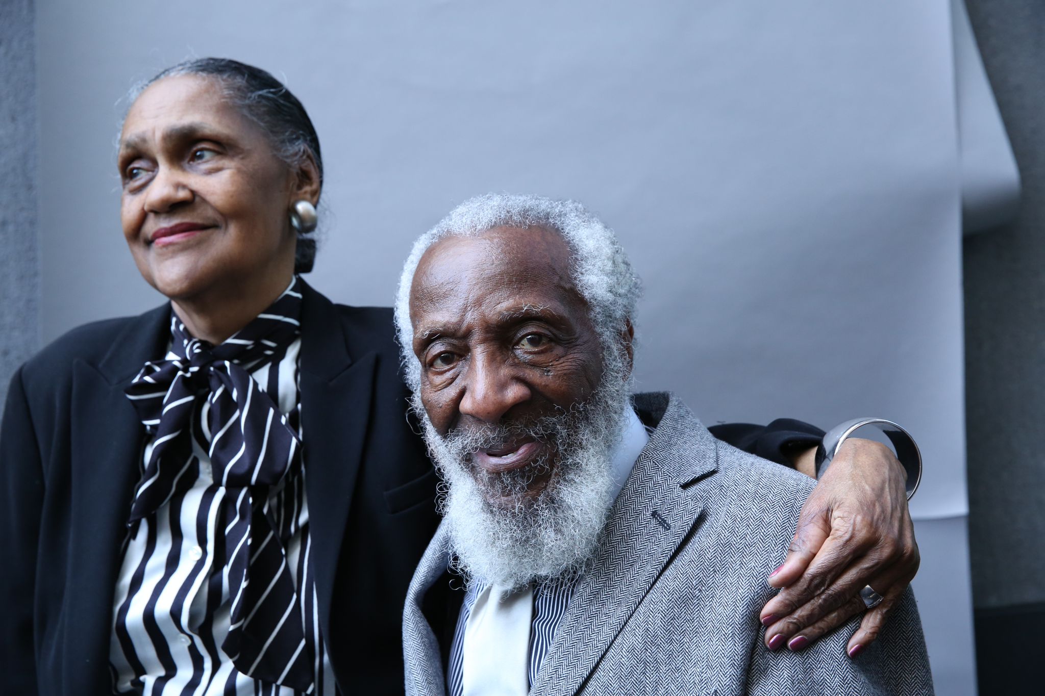 Dick gregory and his wife