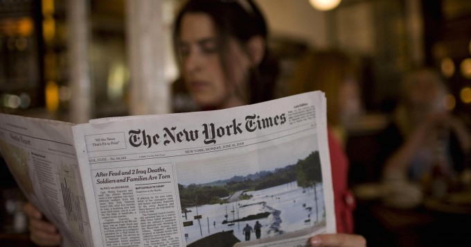 New York Times CEO: Print journalism has maybe another 10 years